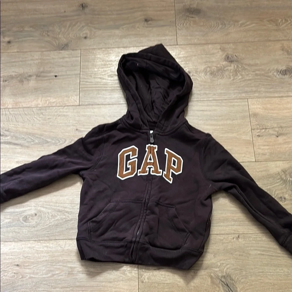 GAP Kids Brown zip Up Hoodie